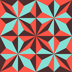 Image showing Abstract geometric polygonal background composed of triangles. 