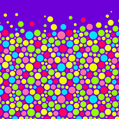 Image showing Abstract background with color circles. Vector illustration.