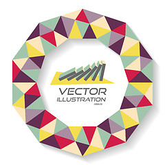 Image showing Vector illustration for design. 