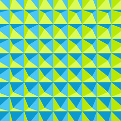 Image showing Abstract 3d geometric pattern. Polygonal background. 