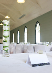 Image showing Wedding table