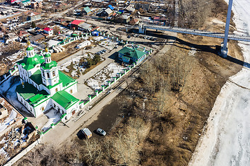 Image showing Voznesensko-Georgiyevsky church in Tyumen. Russia