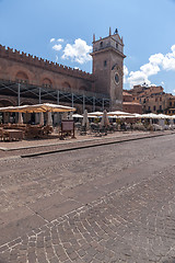 Image showing City center of the historic town in Mantua 