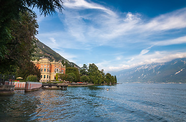 Image showing Expensive villa on Lake Garda 