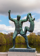 Image showing OSLO, NORWAY  - Vigeland Sculpture Park.