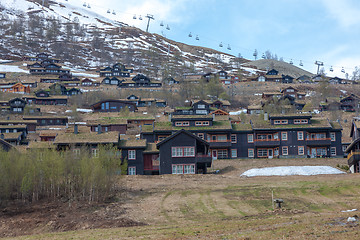 Image showing Beautiful mountain. Mount Ulriken, Bergen Norway