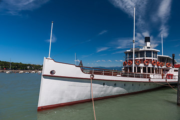 Image showing steamer ship in the port