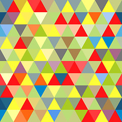 Image showing Seamless geometric background. Mosaic. 