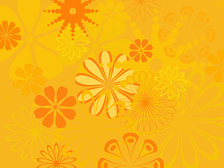 Image showing Abstract flower pattern