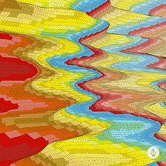 Image showing Abstract colorful background. Mosaic. Vector illustration. 