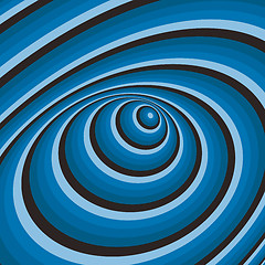 Image showing Abstract swirl background. Pattern with optical illusion. 