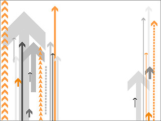 Image showing vector arrows background