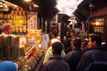 Image showing AFRIKA MAROKKO FES MEDINA ALTSTADT GASSE