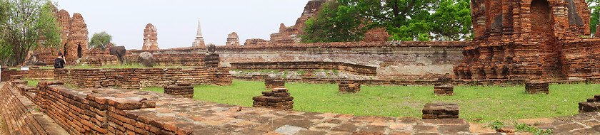 Image showing Ancient Buddha statue at Wat Yai Chaimongkol