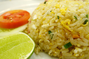 Image showing Fried rice with crab