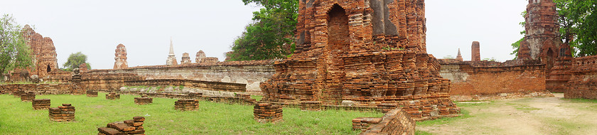 Image showing Ancient Buddha statue at Wat Yai Chaimongkol