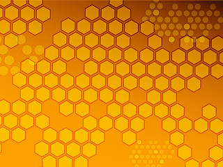 Image showing Hexagon background