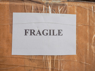 Image showing Fragile sign