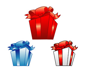 Image showing Giftboxes