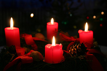 Image showing Advent wreath