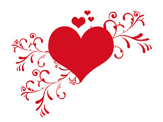 Image showing Cute valentine's day heart vector illustration