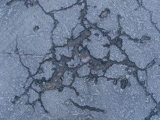 Image showing Cracks in the road