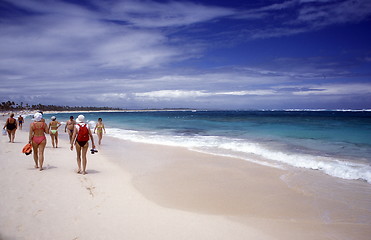 Image showing AMERICA CARIBBIAN SEA DOMINICAN REPUBLIC