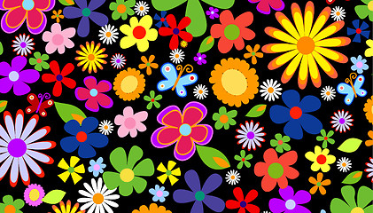 Image showing Spring flower background
