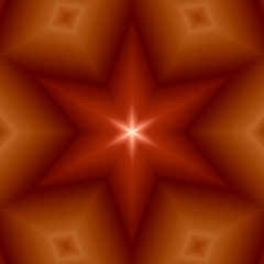 Image showing orange star design