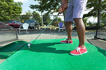 Image showing Driving Range Golf Practice