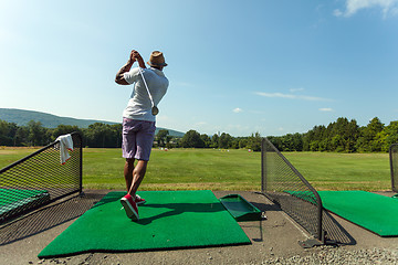 Image showing Driving Range Golf Swing