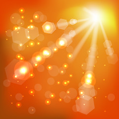 Image showing Abstract Sun Background