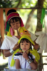 Image showing ASIA THAILAND CHIANG MAI WOMEN LONGNECK