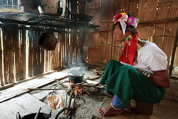 Image showing ASIA THAILAND CHIANG MAI WOMEN LONGNECK