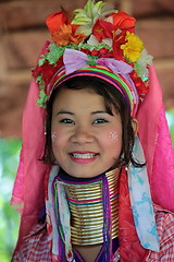 Image showing ASIA THAILAND CHIANG MAI WOMEN LONGNECK