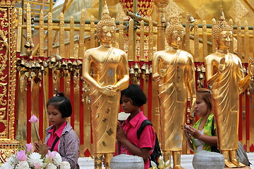 Image showing ASIA THAILAND CHIANG WAT DOI SUTHEP