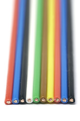 Image showing Colored wires