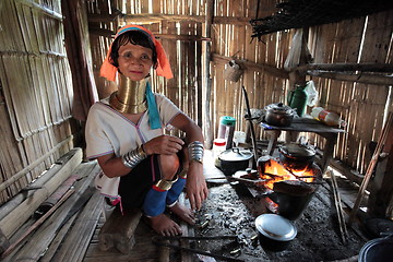 Image showing ASIA THAILAND CHIANG MAI WOMEN LONGNECK