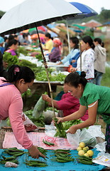 Image showing ASIA THAILAND CHIANG MAI CHIANG DAO MARKET