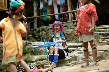 Image showing ASIA THAILAND CHIANG MAI WOMEN LONGNECK