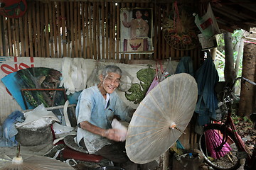 Image showing ASIA THAILAND CHIANG UMBRELLA