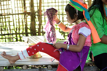 Image showing ASIA THAILAND CHIANG MAI WOMEN LONGNECK