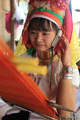 Image showing ASIA THAILAND CHIANG MAI WOMEN LONGNECK