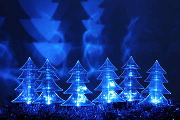 Image showing Christmas trees