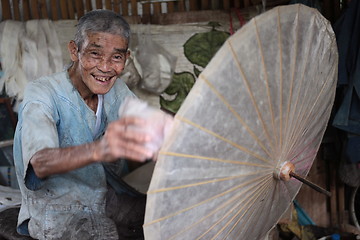 Image showing ASIA THAILAND CHIANG UMBRELLA