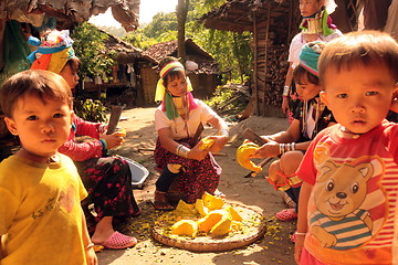 Image showing ASIA THAILAND CHIANG MAI WOMEN LONGNECK