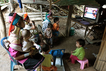 Image showing ASIA THAILAND CHIANG MAI WOMEN LONGNECK