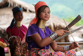 Image showing ASIA THAILAND CHIANG MAI WOMEN LONGNECK