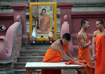 Image showing ASIA THAILAND CHIANG MAI WAT PHAN TAO