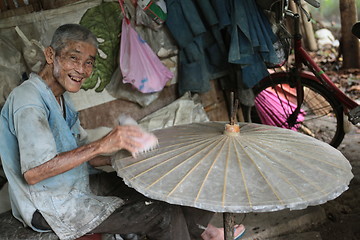 Image showing ASIA THAILAND CHIANG UMBRELLA